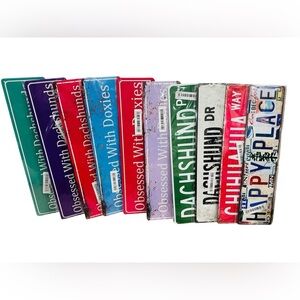 NEW Metal Dachshund Signs